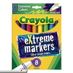 Crayola Ultra Bright Extreme Markers Box of 8 588175  B00ED3LOPA